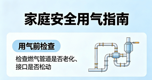 一图学会家庭用气安全指南
