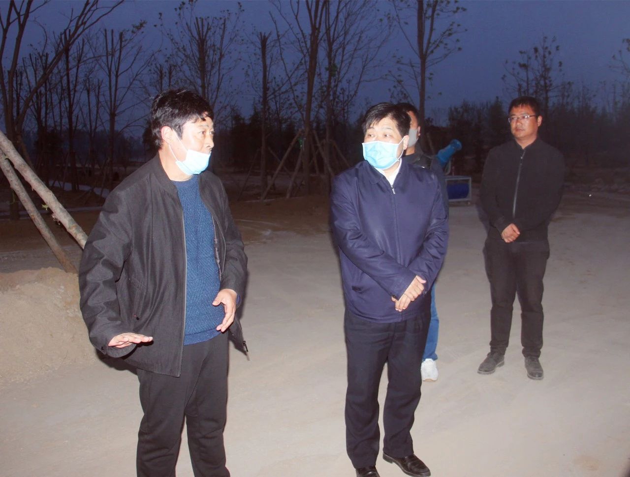 长葛市市委书记尹俊营考察许昌赏金国际二期项目进展情况