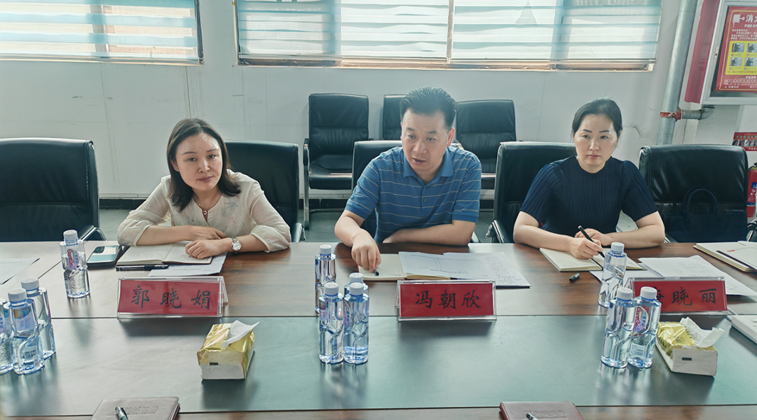 长葛市政协副主席冯朝欣带队莅临许昌赏金国际调研 助力民营经济高质量发展